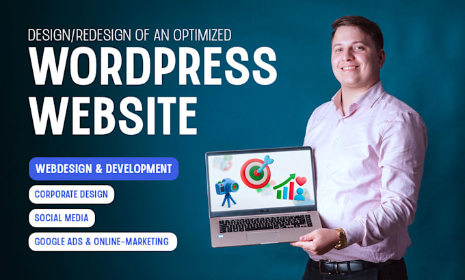 build a professional wordpress website based on UX research