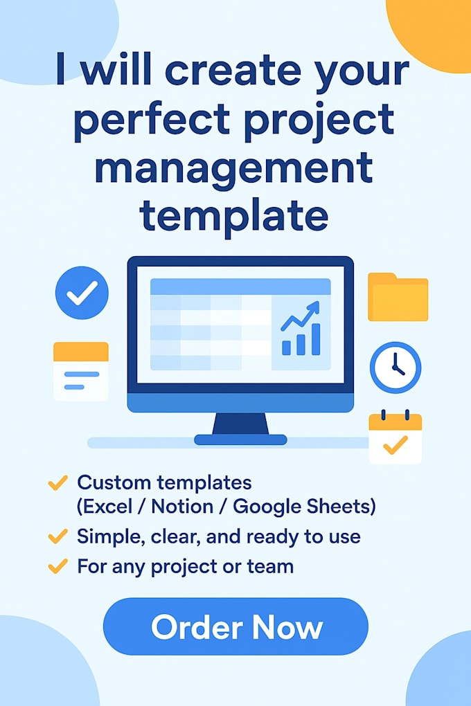 Create your perfect project management template by Vanja_kerekovic | Fiverr