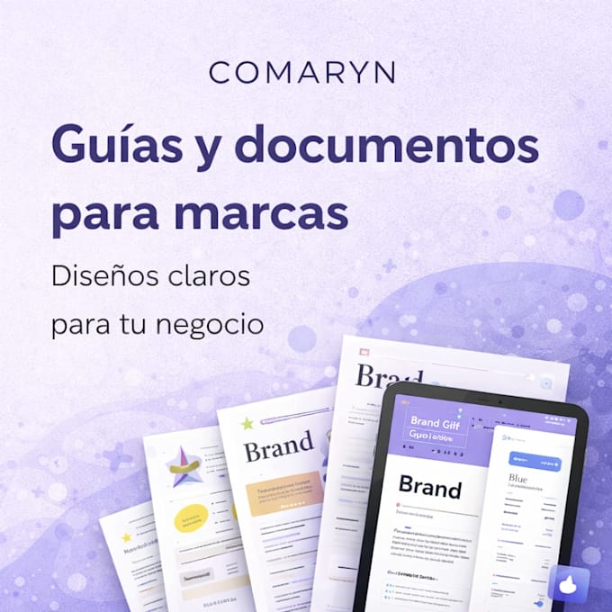 diseñaré guías o documentos para tu marca