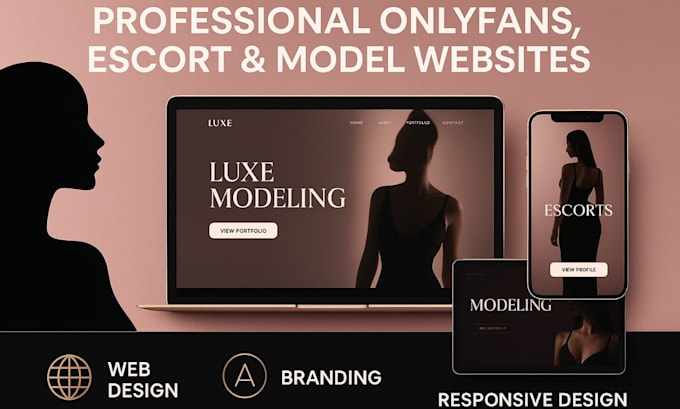 develop professional onlyfans agaency, escort and model website, dating website