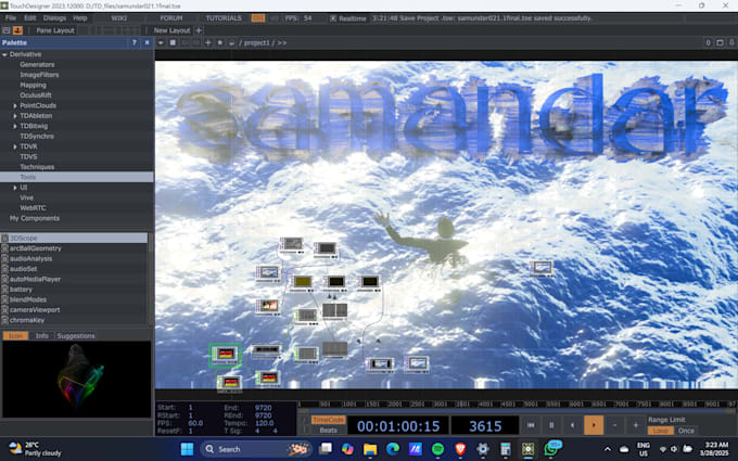 create audio reactive visualizers for your music using touchdesigner