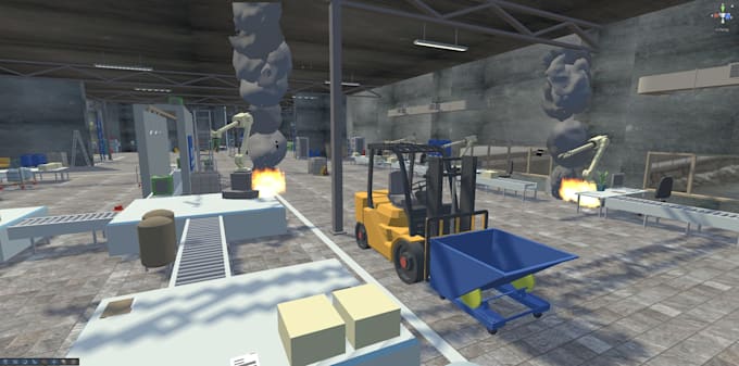 develop VR training simulation for your company using unity engine