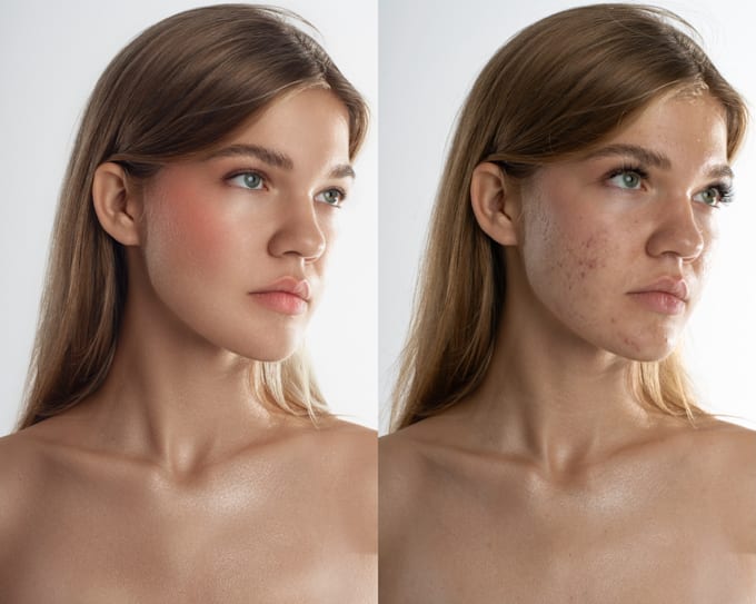 do high end beauty and model retouching in photoshop