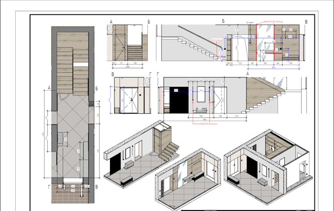 to make an architectural plan