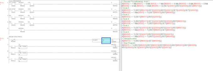 explain your plc logic and create diagrams or documentation