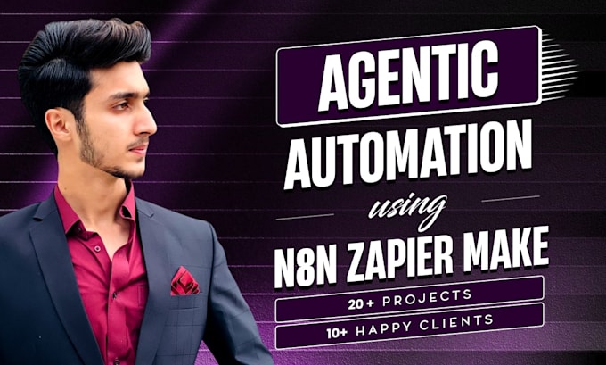 build ai agent or chatbot using n8n, zapier, or claude for business automation