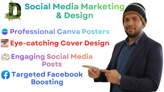 do social media post design, facebook ad creative , canva templates