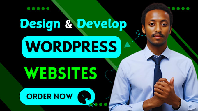 design and develop modern wordpress website with branding