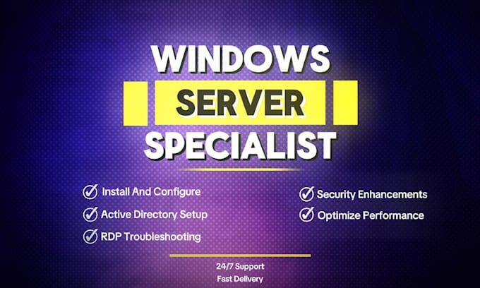fix windows server, active directory, dns, and rdp issues remotely