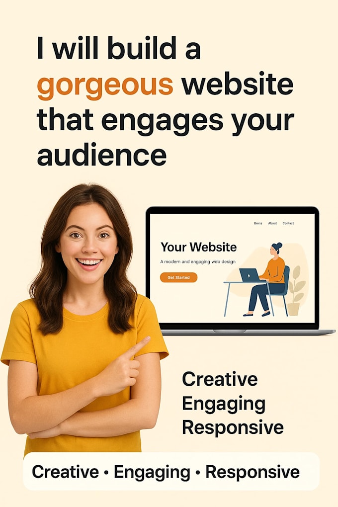 design a stunning and modern website
