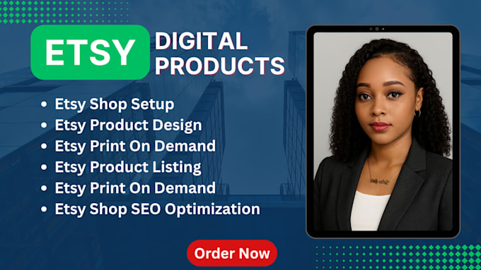 design etsy digital planner, hyperlinked planner, and optimize with etsy SEO