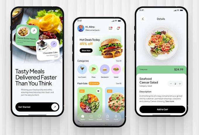 Develop food delivery app, grocery app, restaurant app, multi vendor ...