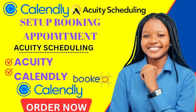 setup simplybook me acuity scheduling, calendly, vagaro booking appointment
