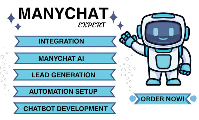 be your manychat expert for manychat automation chatbot expert for many chat