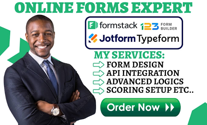 design pixel perfect forms using formstack typeform 123formbuilder jotform quiz