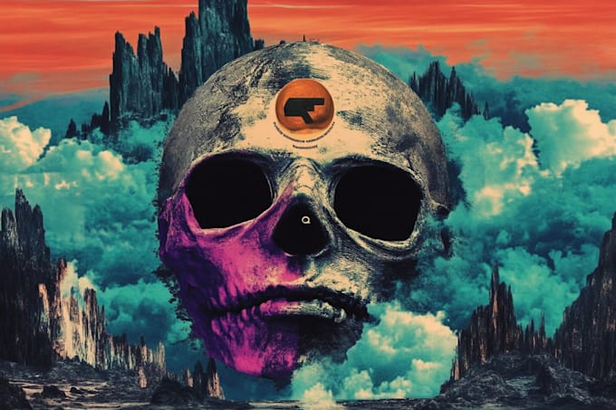 create dark custom album cover