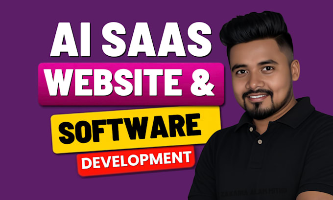 ai software developer for ai saas website or ai web app