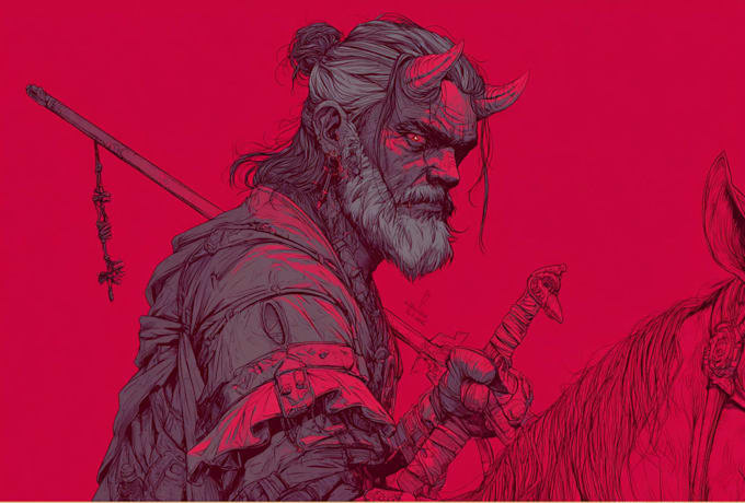 illustrate your mythical dnd character or portrait