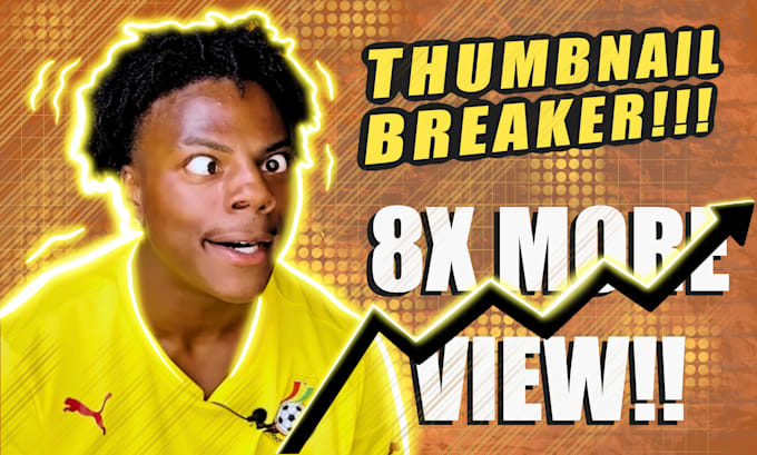 draw youtube thumbnail for your gaming channel