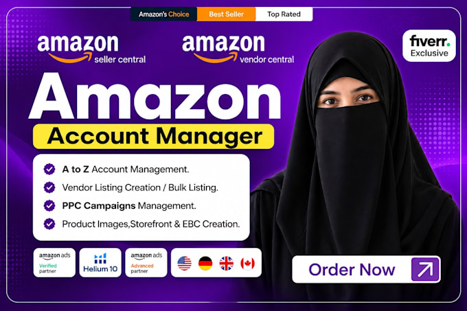 be your personal amazon fba virtual assistant and amazon account manager