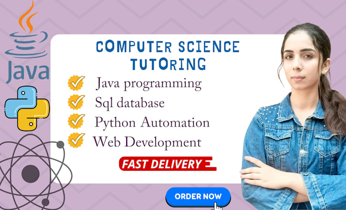 teach you computer science , cpp , java , java script and python projects