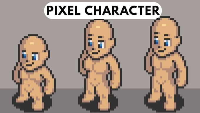 do pixel art animation, pixel character, pixel sprite sheet, game asset