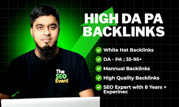 create high da pa backlinks high quality manual and white hat