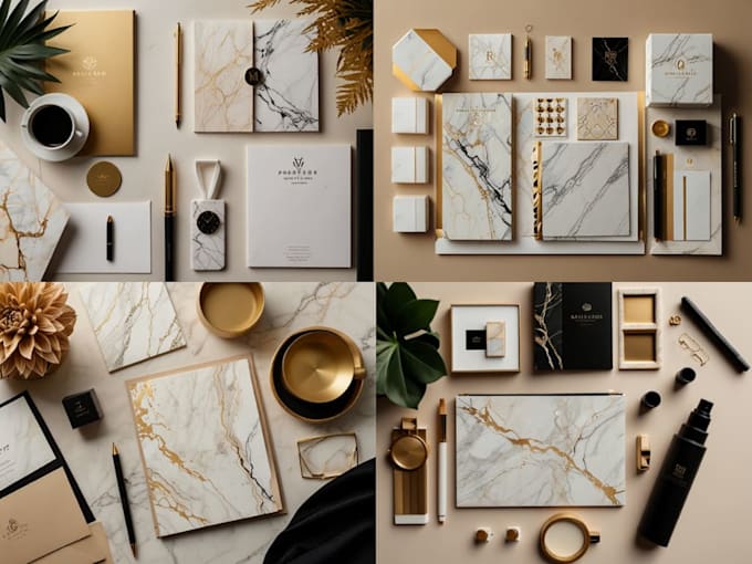 do cohesive art direction visual identity motion graphics moodboard logo design