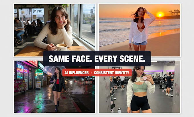 create a hyper realistic ai influencer with consistent face for ugc ads