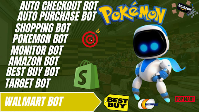 make auto purchase bot, shopping bot, pokemon bot, target bot, auto buying bot