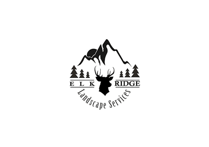 make exceptional logo for elk ridge landscape services