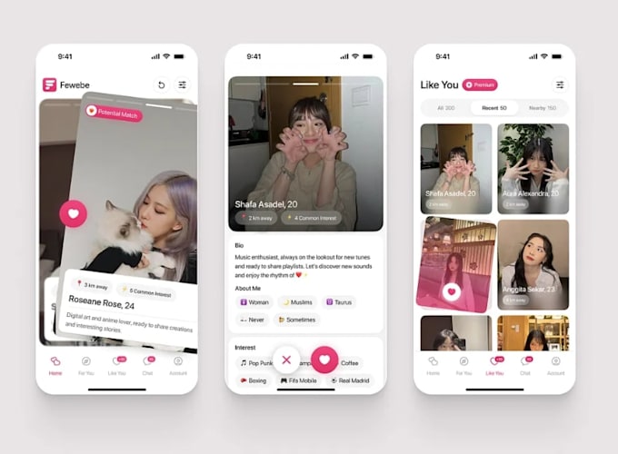 develop dating app, dating website, matchmaking app