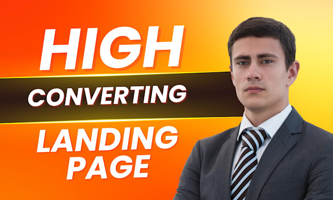 create high converting landing page or sales funnel for lead generation