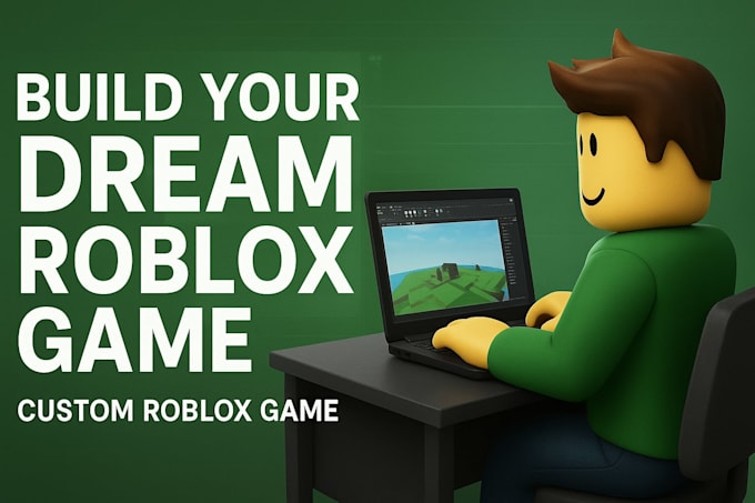 create and develop a professional roblox game with scripting  custom features