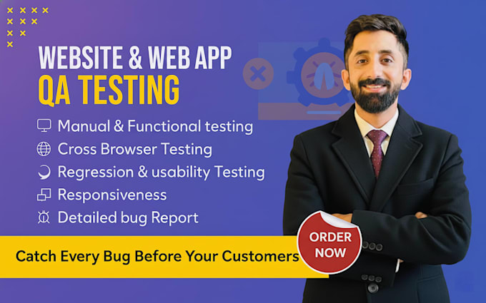 do website QA testing and report bugs professionally