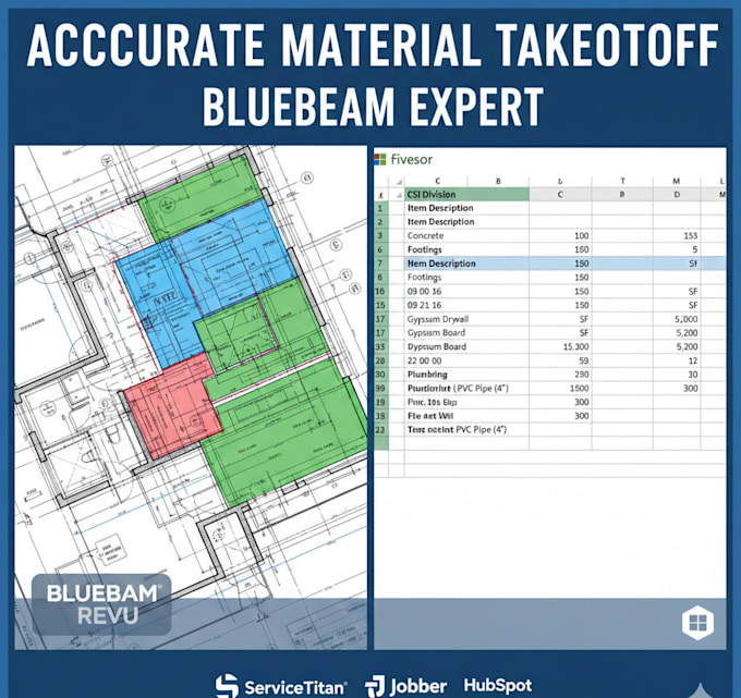 do professional construction estimation and material takeoff
