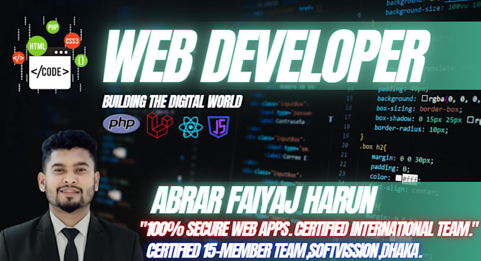 design a custom and secure PHP laravel web application