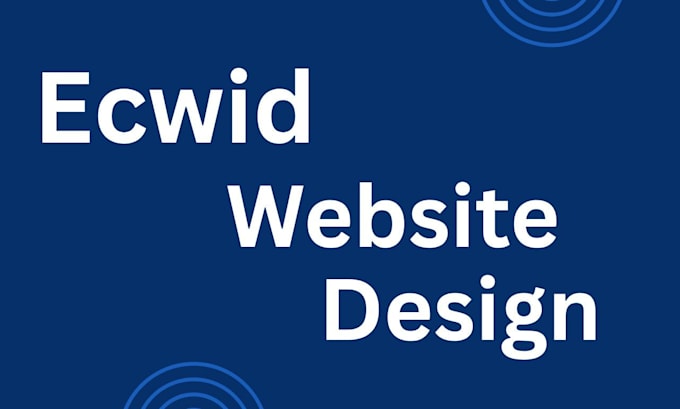 design redesign ecwid ecommerce store