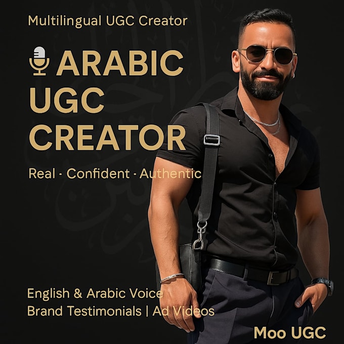 create arabic ugc videos and testimonials for your brand