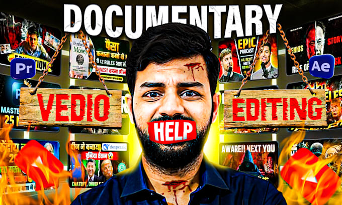 edit faceless youtube documentary video editing with history map animation