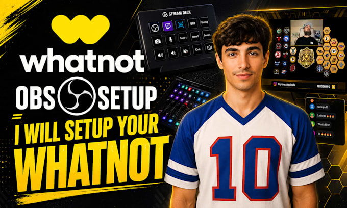setup whatnot vertical stream for auctions or sports