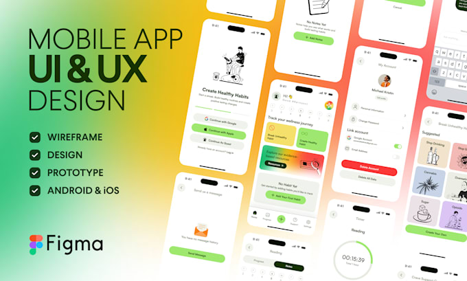 do app UI design, mobile app, UI UX design, figma mobile app design
