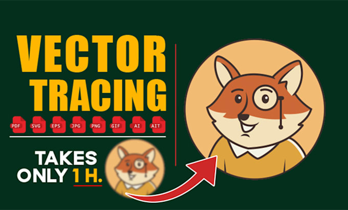 convert low quality logo to vector, redraw, pro vector tracing