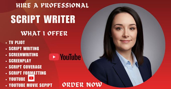 write engaging youtube movie script, scriptwriting screenplay script, channel