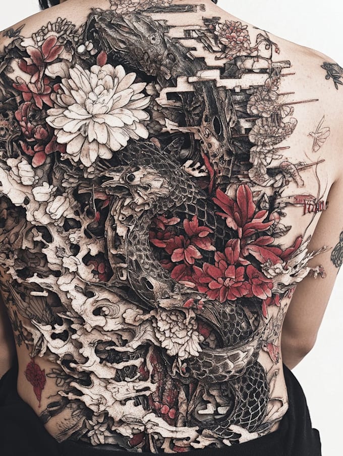 create minimalist tattoo design
