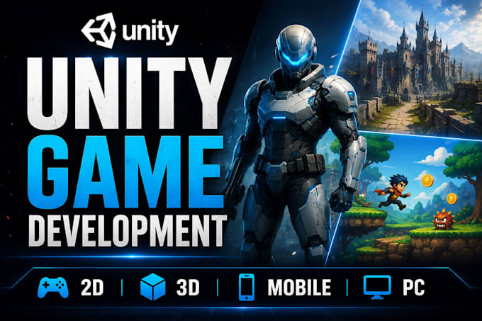 develop a unity 2d or 3d mobile game for android and ios