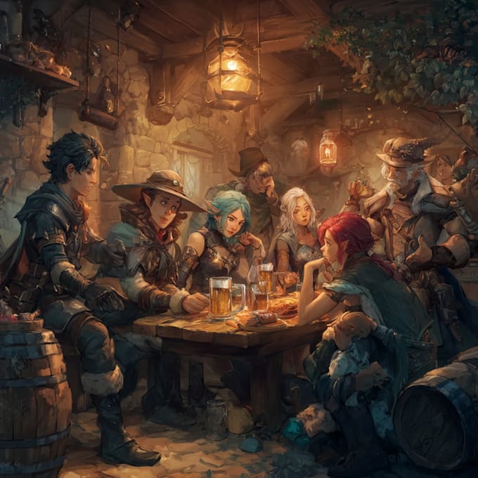 do fantasy and fantasy character design