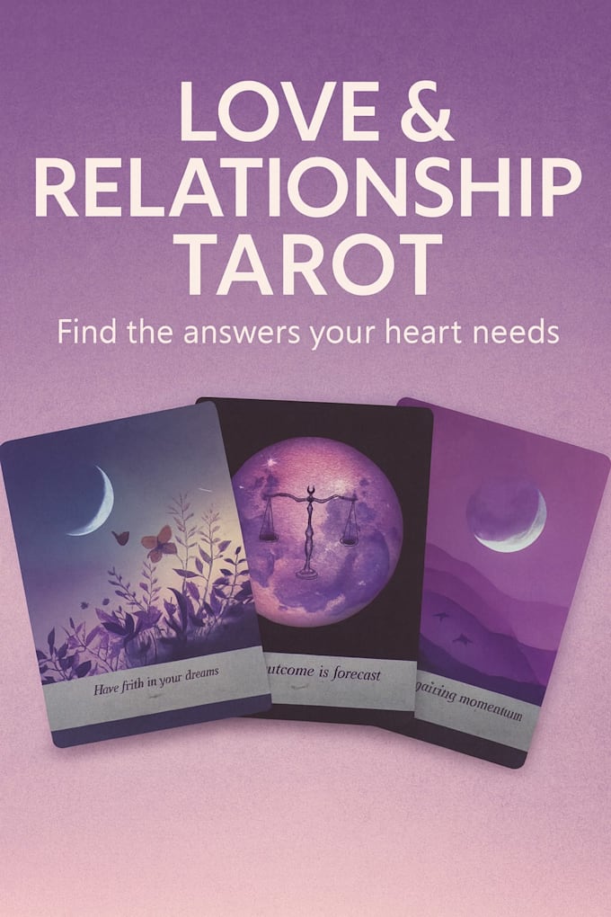 give you a detailed love and relationship tarot and oracle reading
