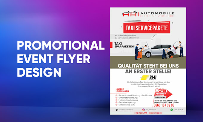 do promotional flyer design which amplify your brand message