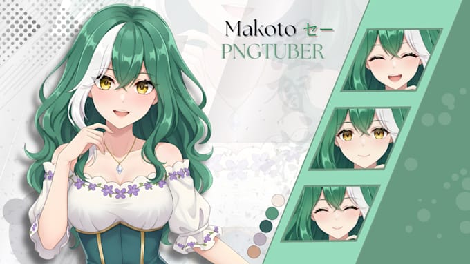 design pngtuber model or customized pngtuber avatar, character for streaming